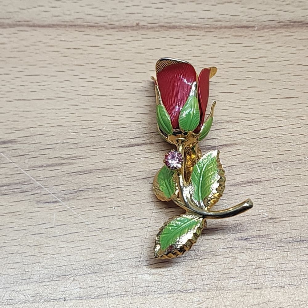 Vintage Rose Brooch